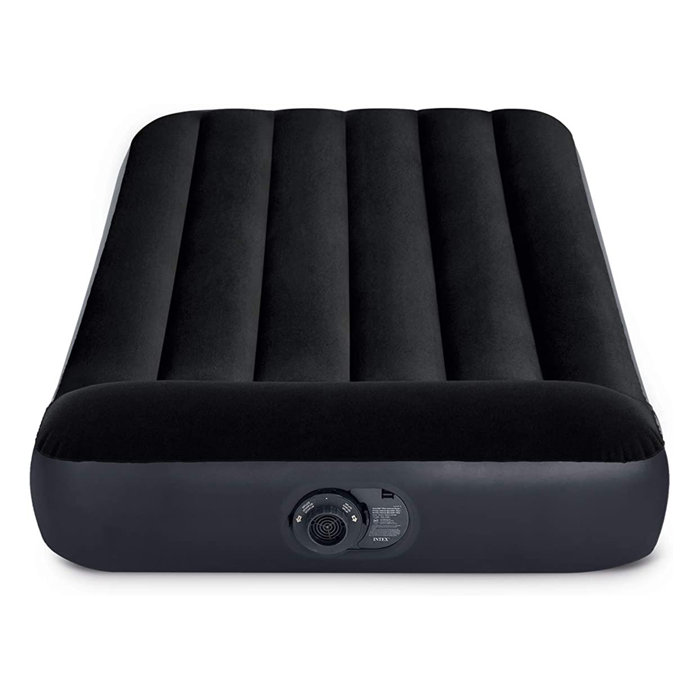 Intex Dura Pillow Rest Classic Blow Up Mattress Air Bed with Built In